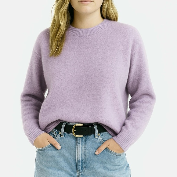 & Other Stories Sweaters - & Other Stories Stockholm Atelier Wool-Alpaca Blend Lavender Sweater Size S